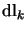 $ \mathrm{dl}_{k}$