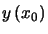 $\displaystyle y\left( x_{0}\right)$