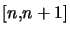 $ \left[ n,n+1\right] $