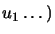 $ u_{1}\ldots)$